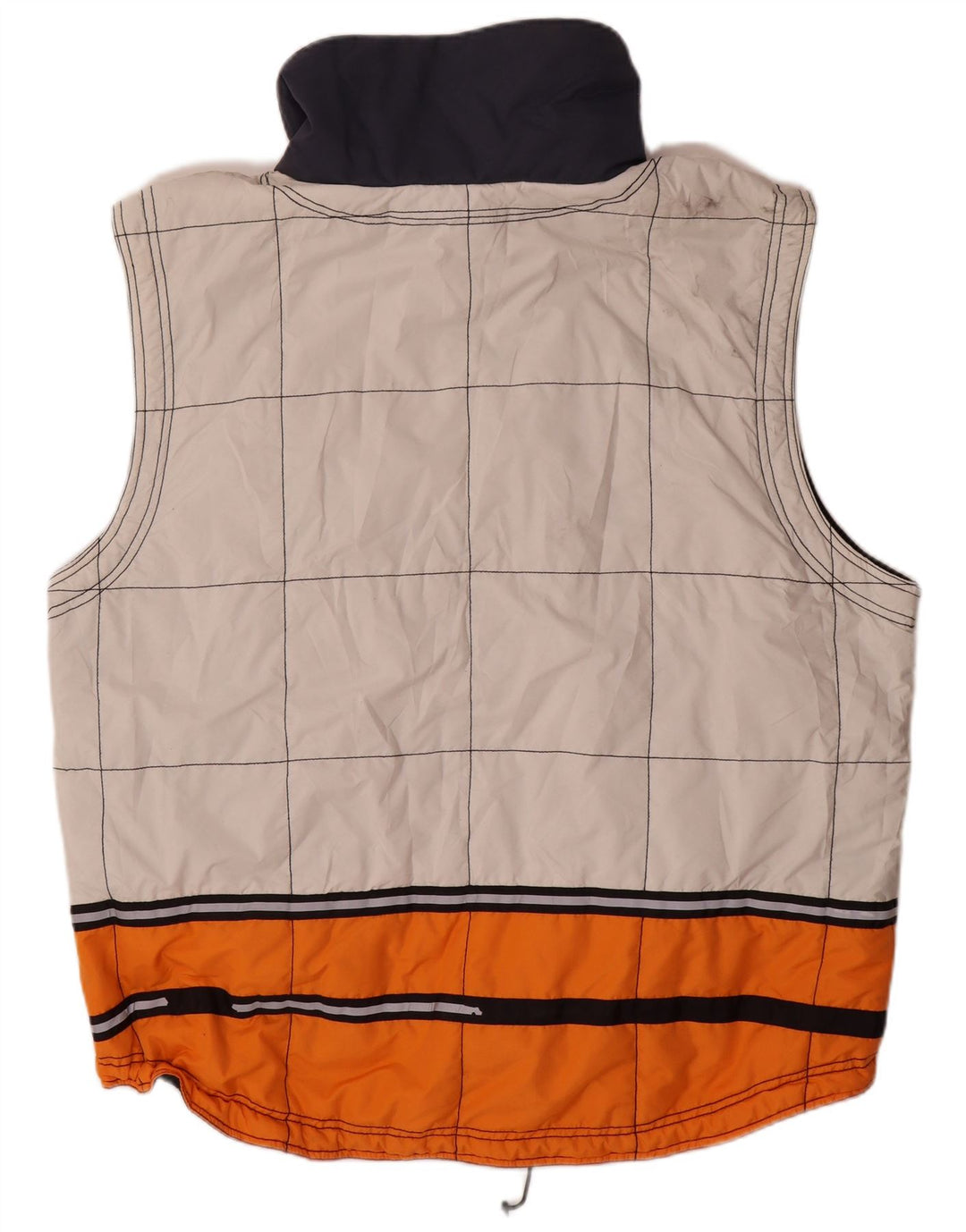 Gilet imbottito da uomo dal taglio ampio KILLTEC UK 40 Large White Colourblock