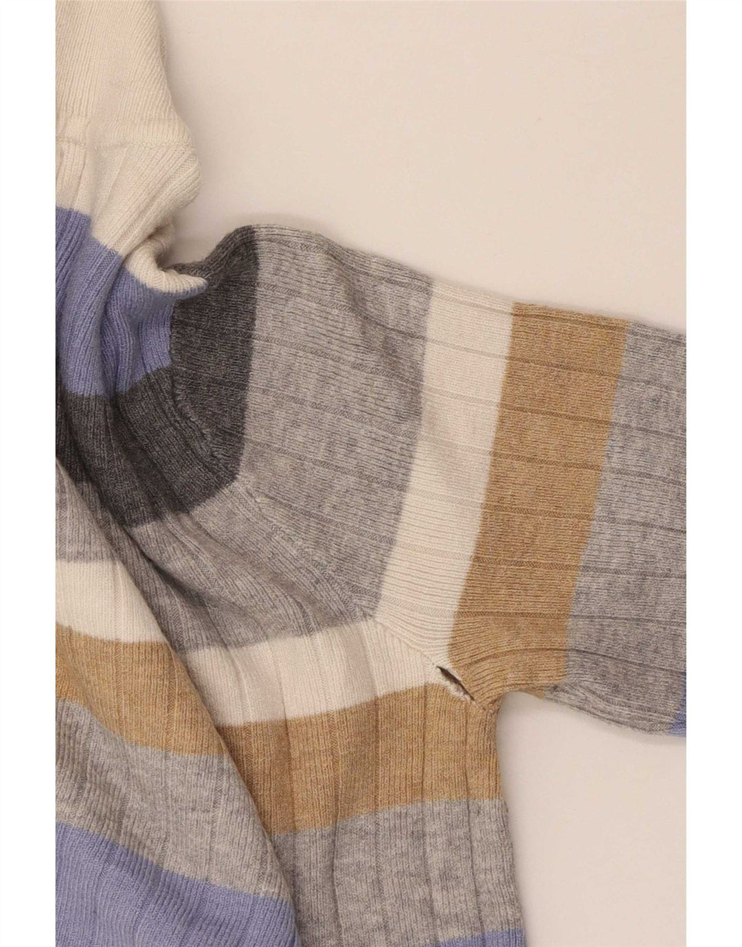 Maglione maglione a collo alto da donna Marks & Spencer UK 8 piccolo multicolore