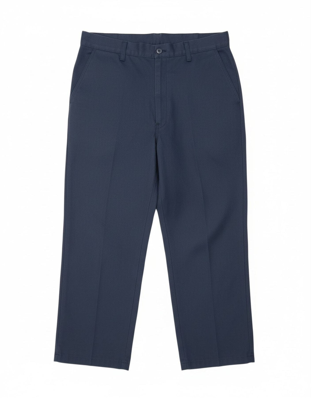 DICKIES Mens Straight Chino Trousers W40 L29 Navy Blue Polyester Vintage Dickies and Second-Hand Dickies from Messina Hembry 
