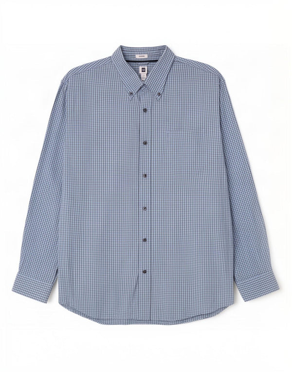 Camicia Gap da uomo dalla vestibilità classica 2XL in cotone a quadretti blu