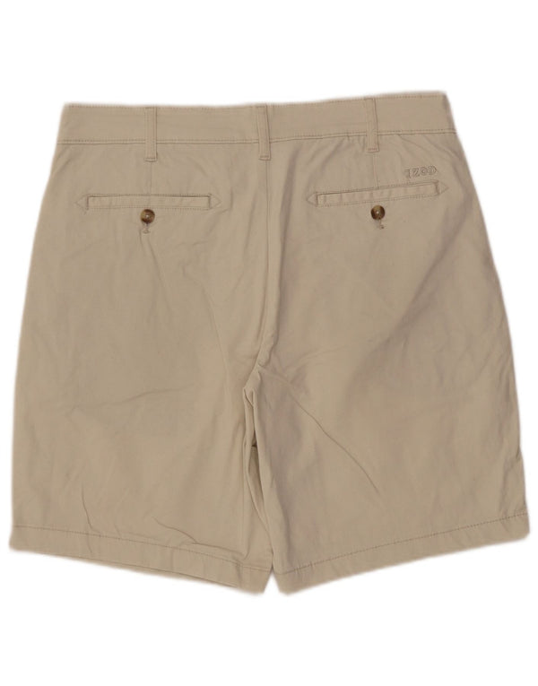 Pantaloncini chino da uomo Izod Salt Water W34 Large in cotone beige