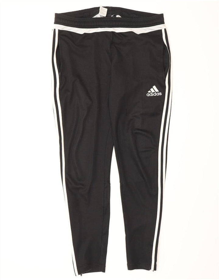 Pantaloni da tuta ADIDAS Climalite da uomo color block medio nero