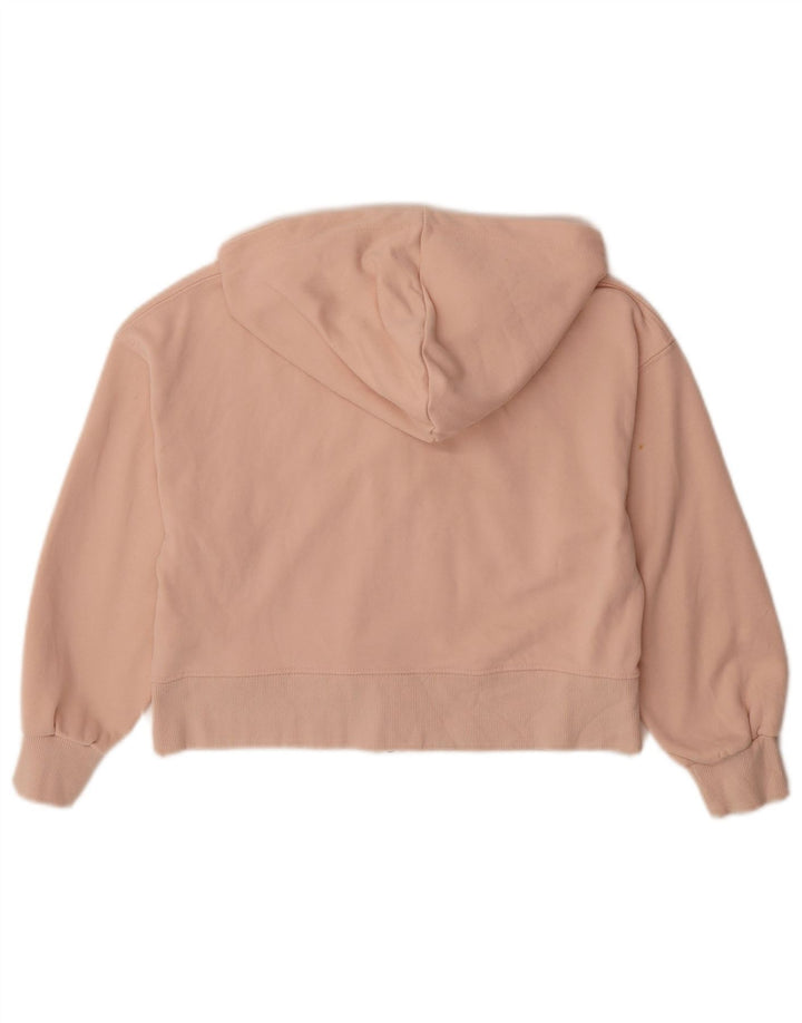Felpa con cappuccio e zip per ragazze ZARA 8-9 anni in cotone rosa