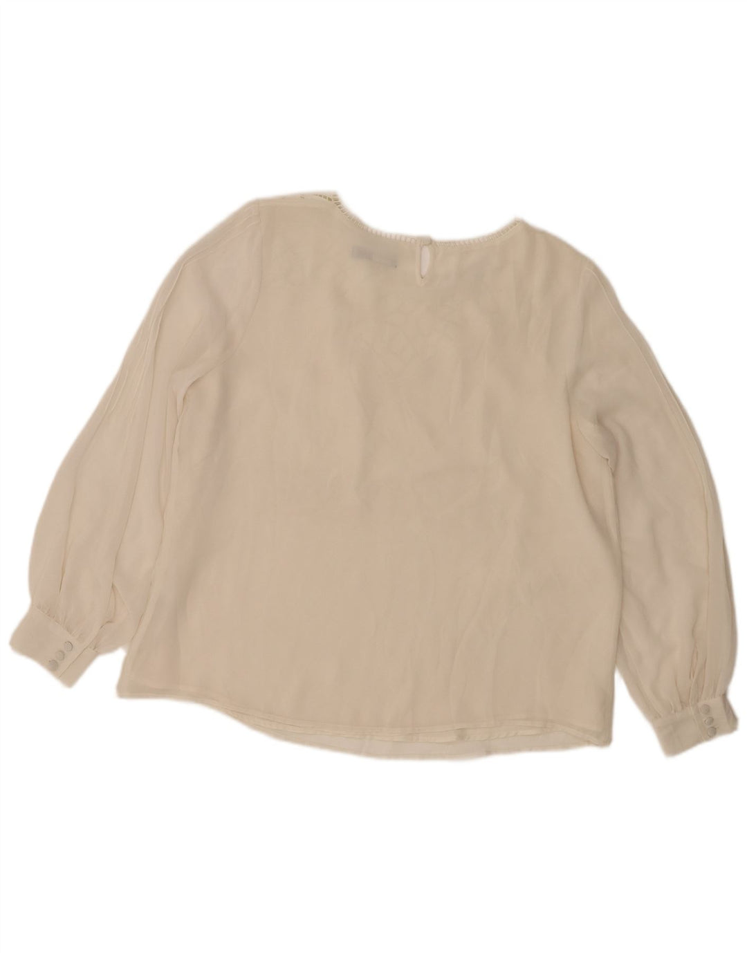 Camicetta a maniche lunghe Autograph da donna Marks & Spencer UK 16 Large Beige