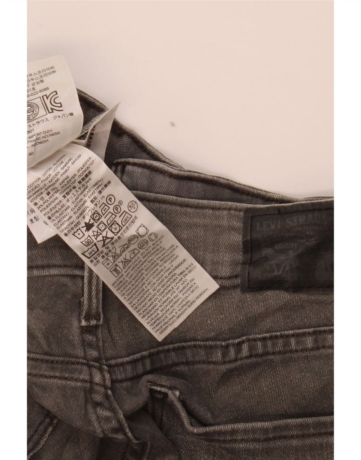 Jeans skinny Levi's 511 Curvy da donna W27 L30 cotone grigio