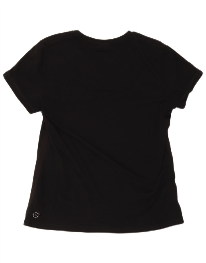 T-shirt da donna Puma UK 16 grande in cotone nero