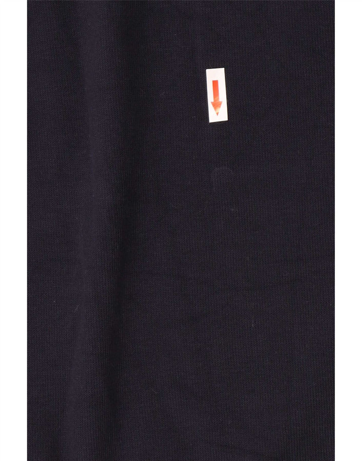 Felpa da uomo Marks & Spencer Blue Harbour vestibilità regolare maglione grande blu scuro