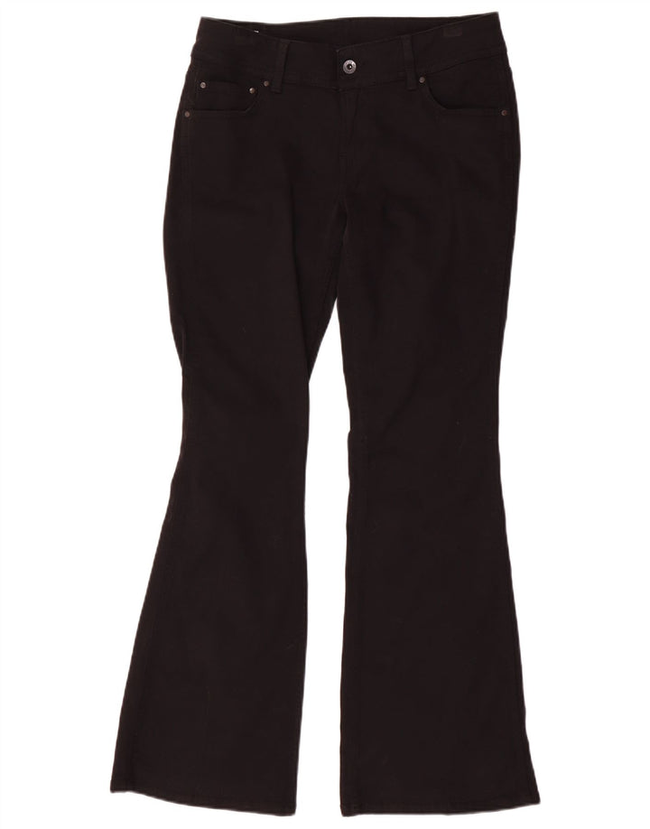 PEPE Jeans Donna Pimlico a vita media svasato W28 L30 Cotone Nero