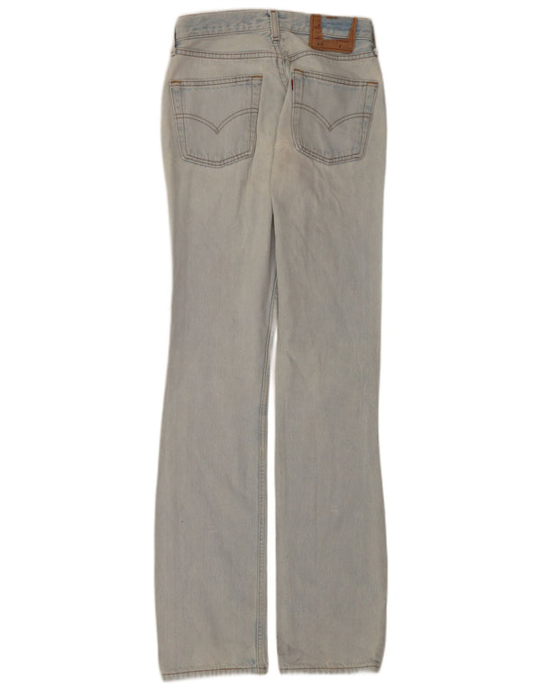 Levi's Womens 501 Bootcut Jeans W27 L34 Blue