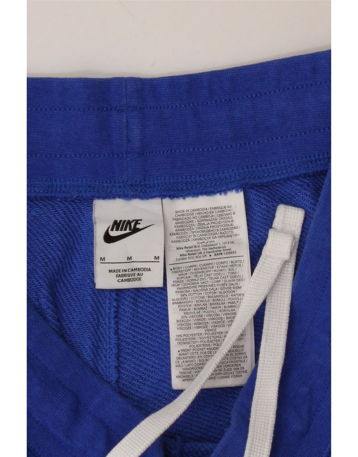 NIKE Mens Graphic Sport Shorts Medium  Blue Cotton
