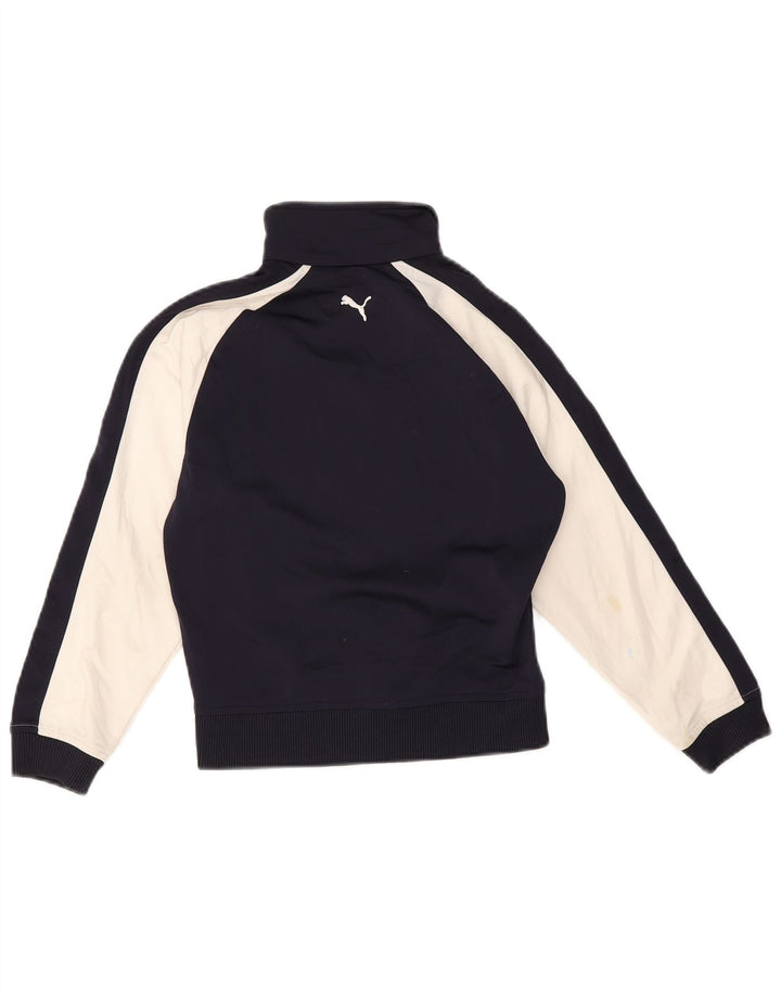 Giacca da tuta da ragazzo Puma 7-8 anni Blu navy Colourblock