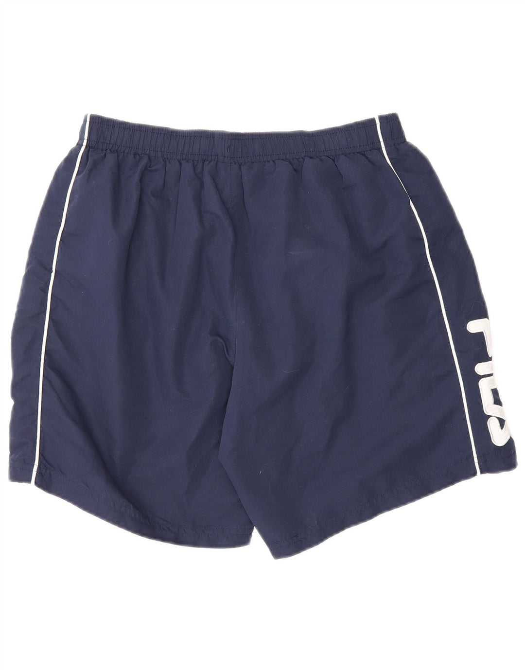 Pantaloncini sportivi grafici da ragazzo Fila 13-14 anni XL poliestere blu navy
