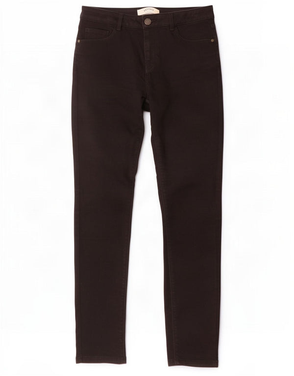 Jeans skinny Jegging da donna Fat Face UK 12 Medio W30 L29 Cotone nero