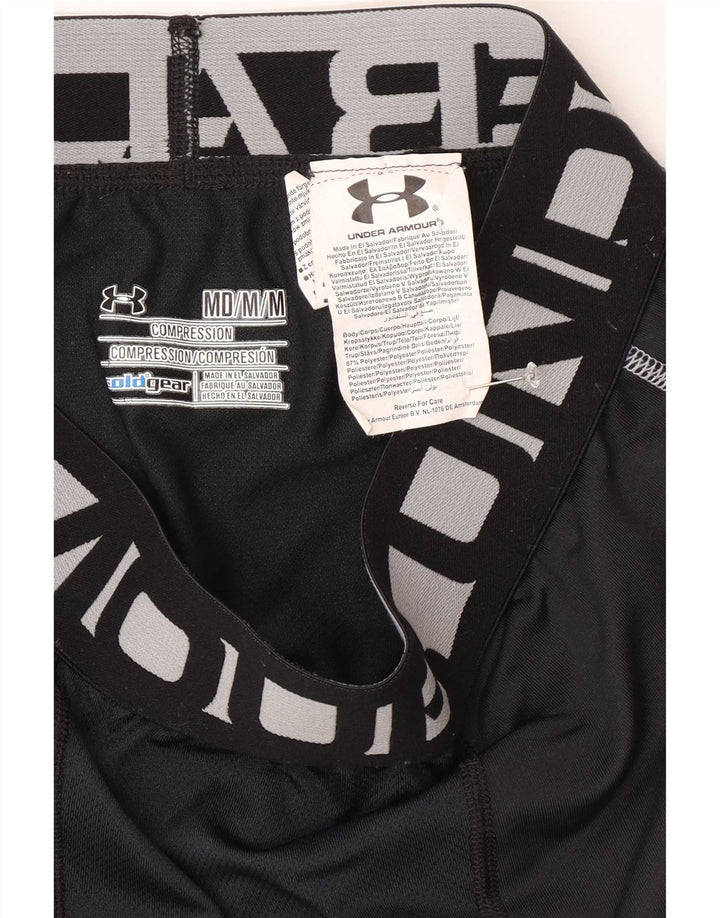 Leggings grafici da uomo Under Armour poliestere nero medio