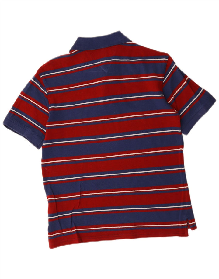 Polo da uomo Tommy Hilfiger piccola in cotone a righe rosse