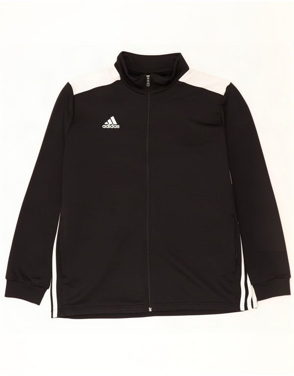 Giacca da tuta da uomo Adidas 2XL poliestere color block nero