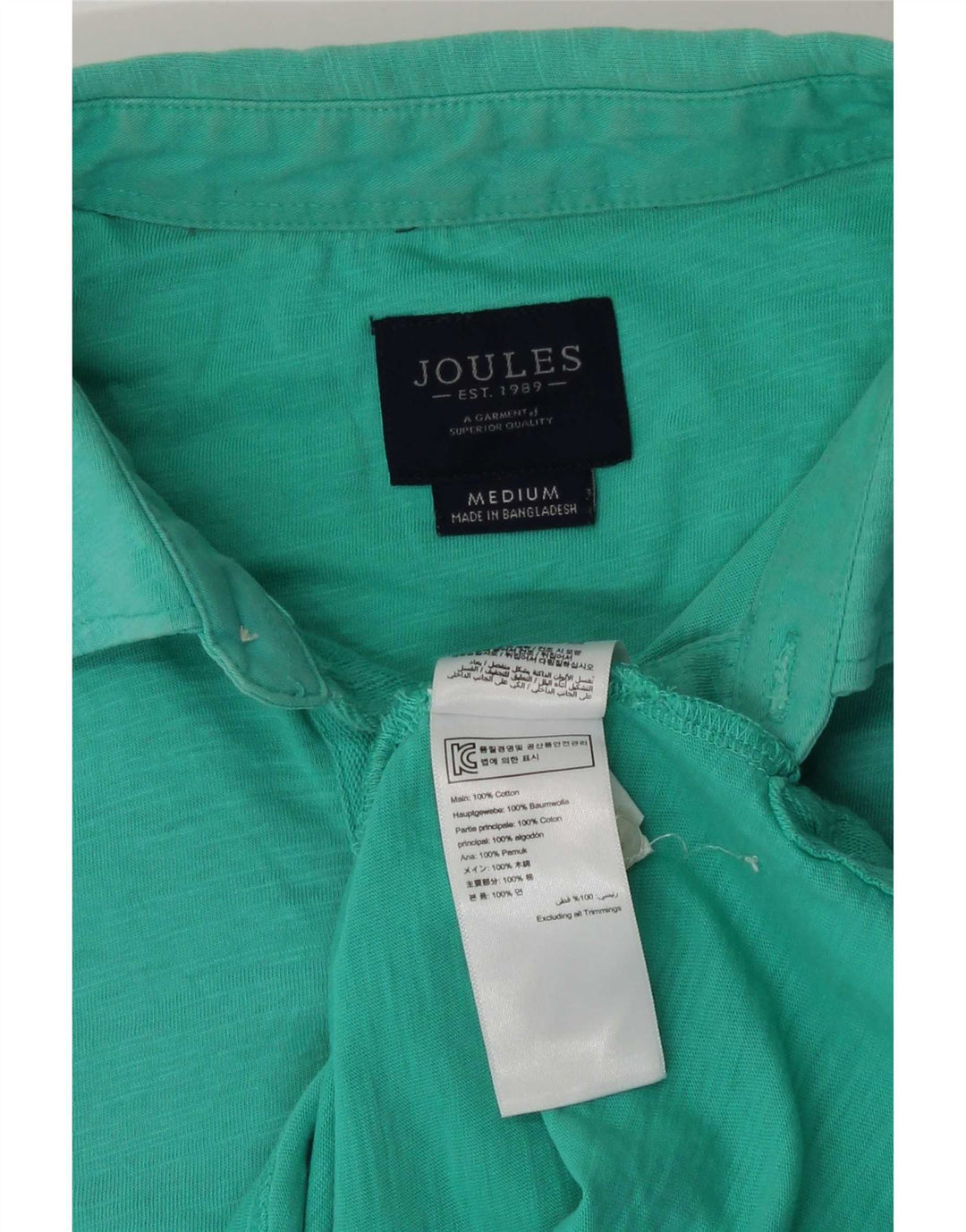 Polo da uomo Joules verde medio
