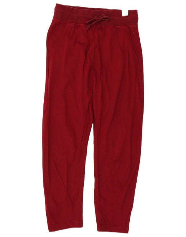 Pantaloni da tuta da donna Adidas Joggers UK 8 Small Rosso Cotone