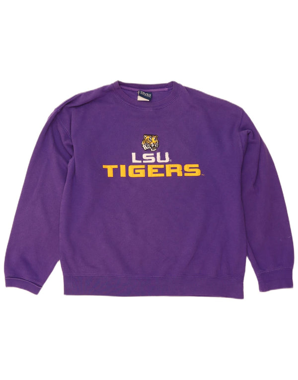 Felpa grafica da donna OVB LSU Tigers, taglia UK 12, viola medio