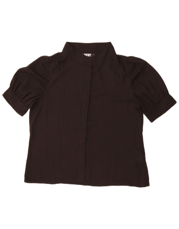 Camicetta da donna a maniche corte Dkny UK 18 XL poliestere nero