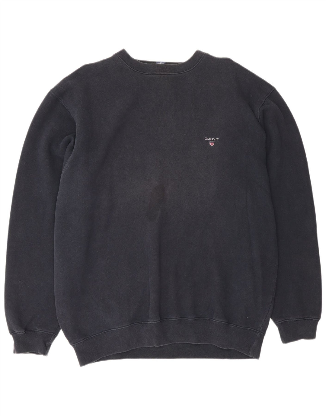 Gant Felpa da Uomo Maglione XL Blu Navy Cotone