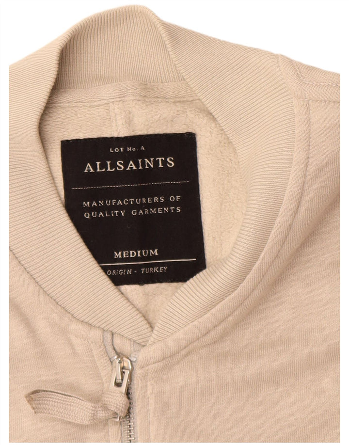 Giacca da tuta da uomo All Saints in cotone beige medio