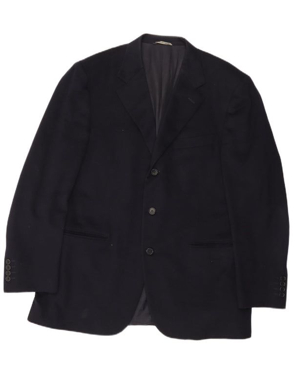 Giacca Blazer 3 Bottoni Uomo Canali IT 52 XL Blu Navy Lana