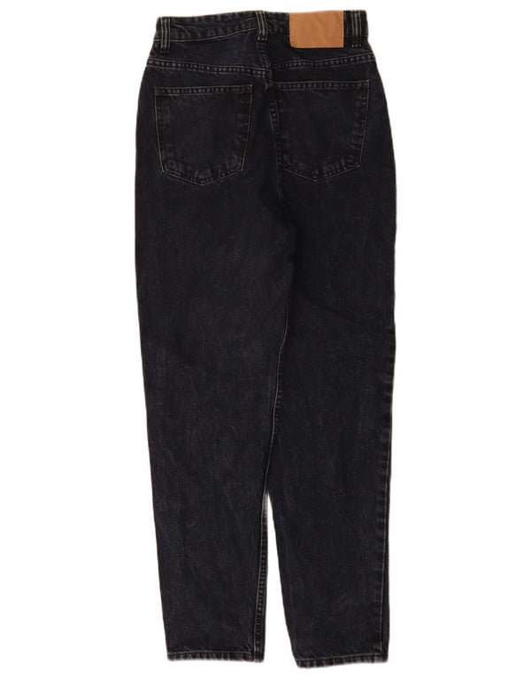 Jeans affusolati a vita alta da donna Zara EU 34 2XS W24 L28 Cotone blu navy