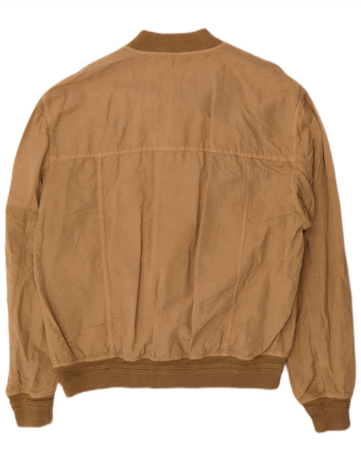 Giubbotto bomber da uomo Peter Hadley IT 52 XL in cotone beige