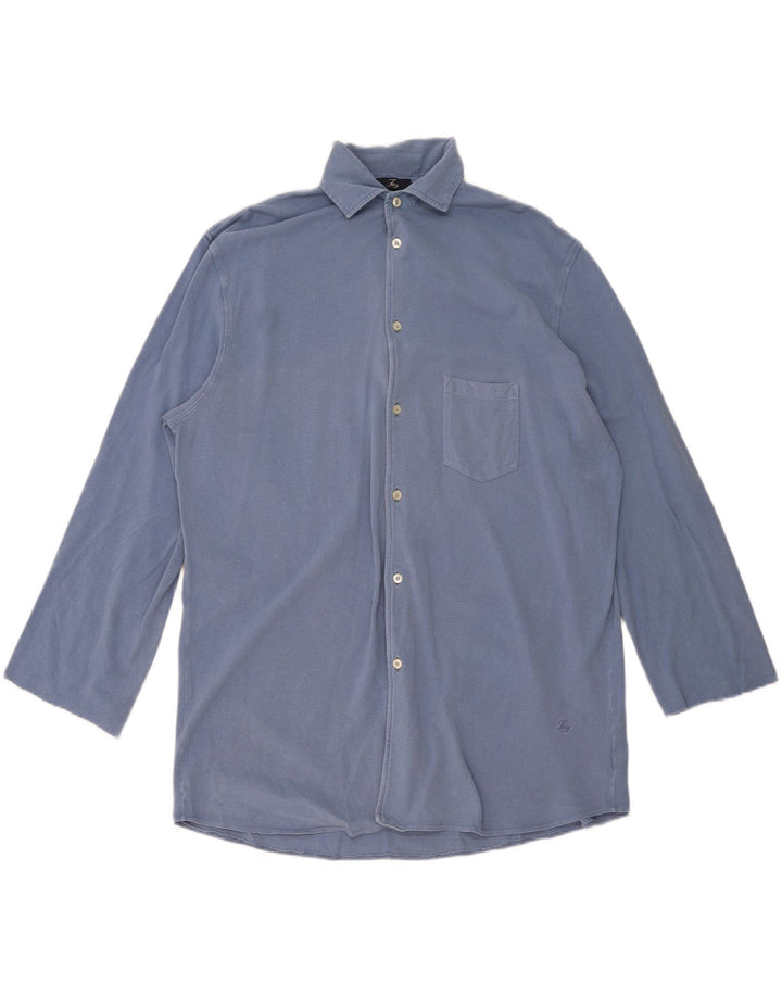 Camicia Fay Uomo Manica 3/4 2XL Cotone Blu