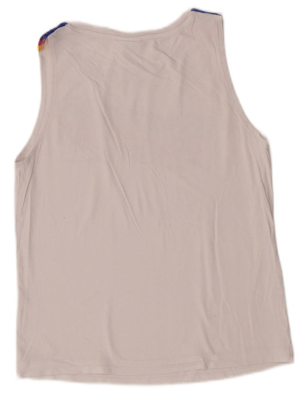 Canotta grafica da donna Champion UK 10 piccola bianca