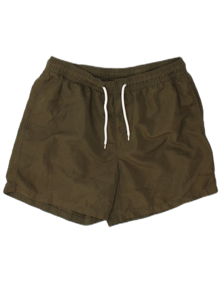 Pantaloncini da bagno da uomo Jack & Jones medio poliestere kaki