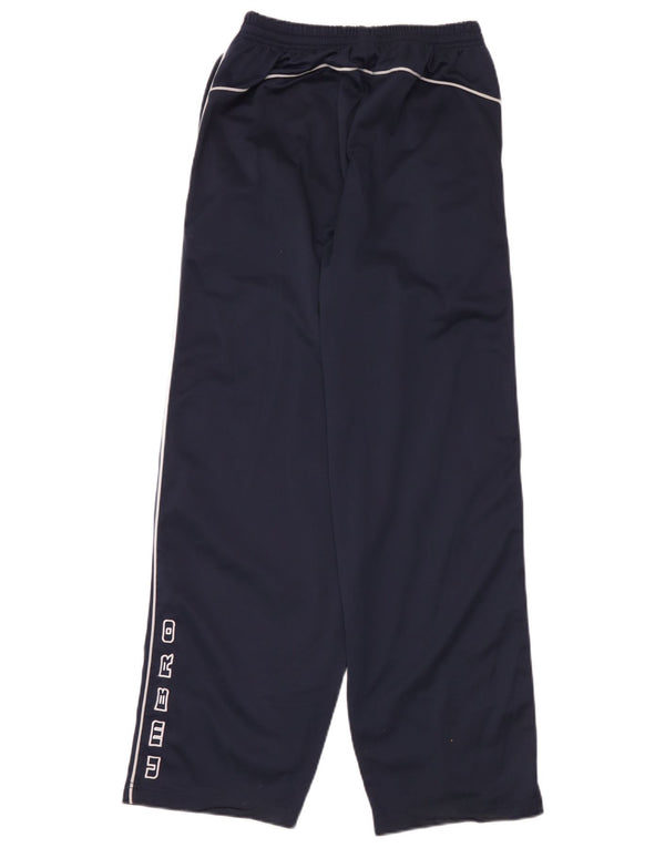 Pantaloni da tuta grafica da uomo Umbro medio poliestere blu navy