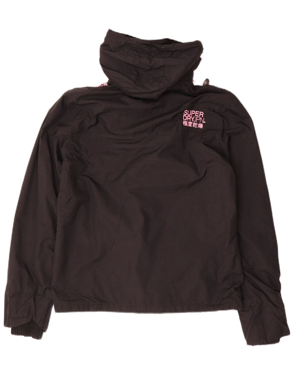 Giacca a vento da donna The Windcheater SUPERDRY UK 16 grande nera