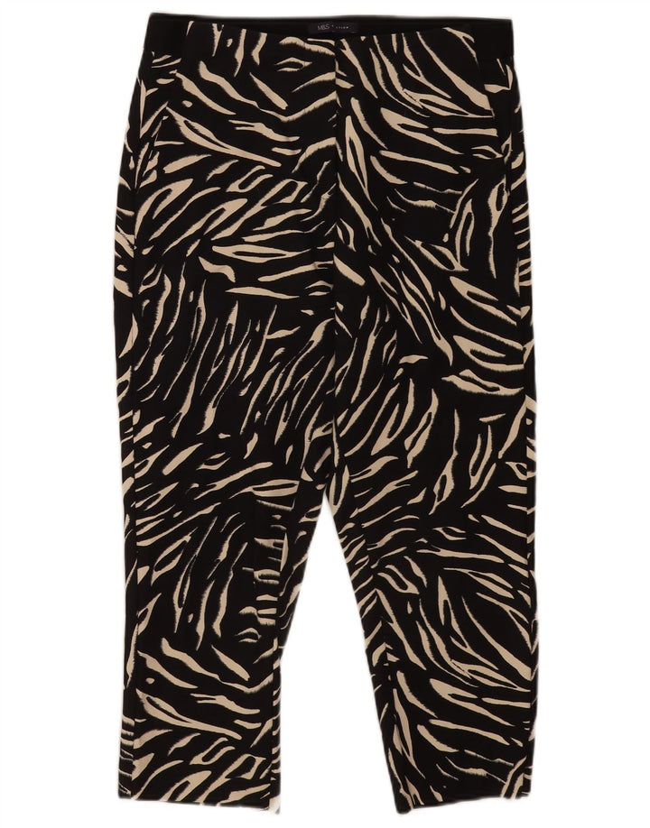 Pantaloni Capri da donna Marks & Spencer UK 12 medi W30 L21 neri