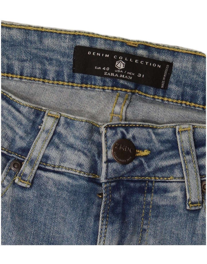 Jeans skinny da uomo Zara EU 40 medio W31 L29 blu