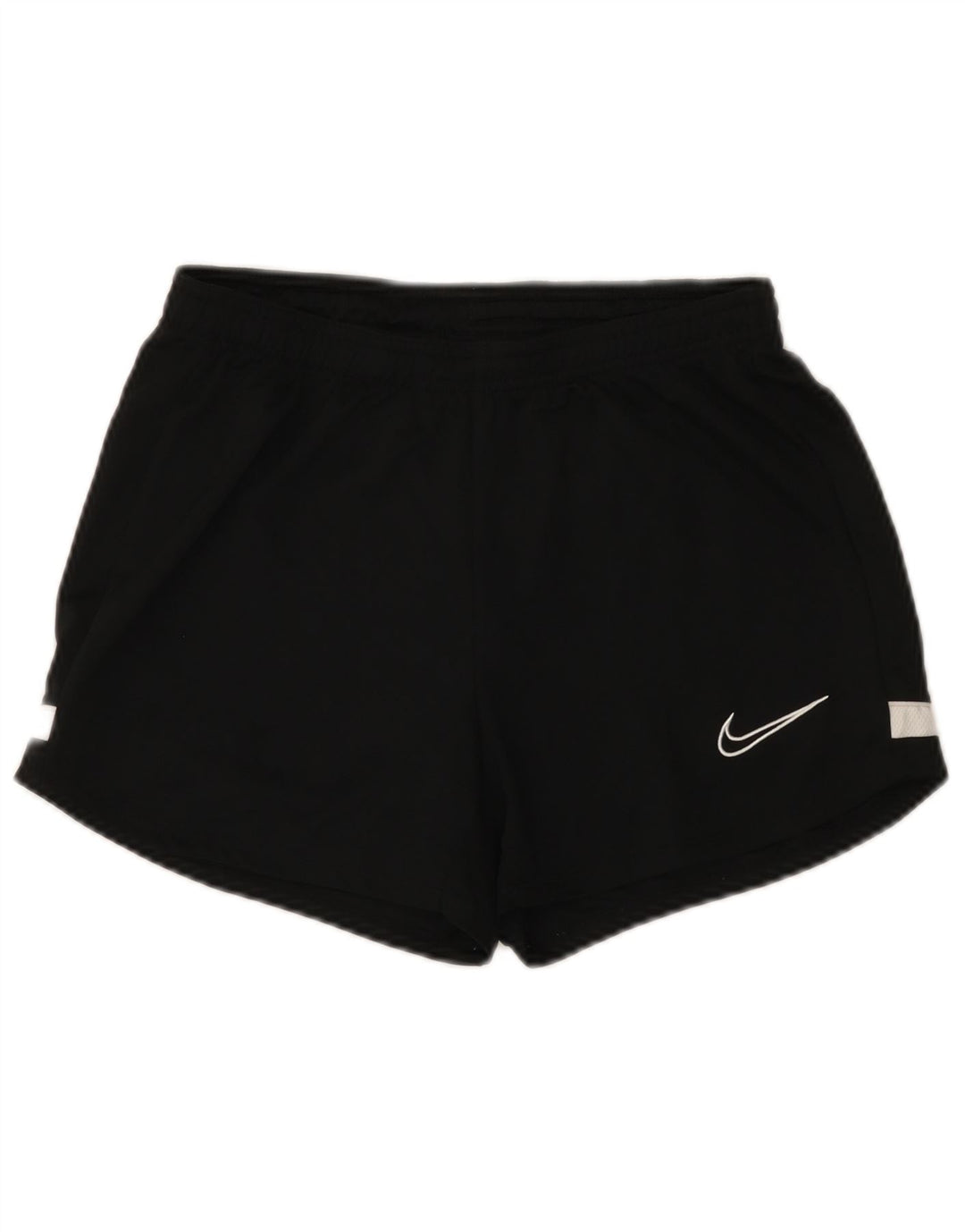 Pantaloncini sportivi da donna Nike UK 8 Small Nero Poliestere color block