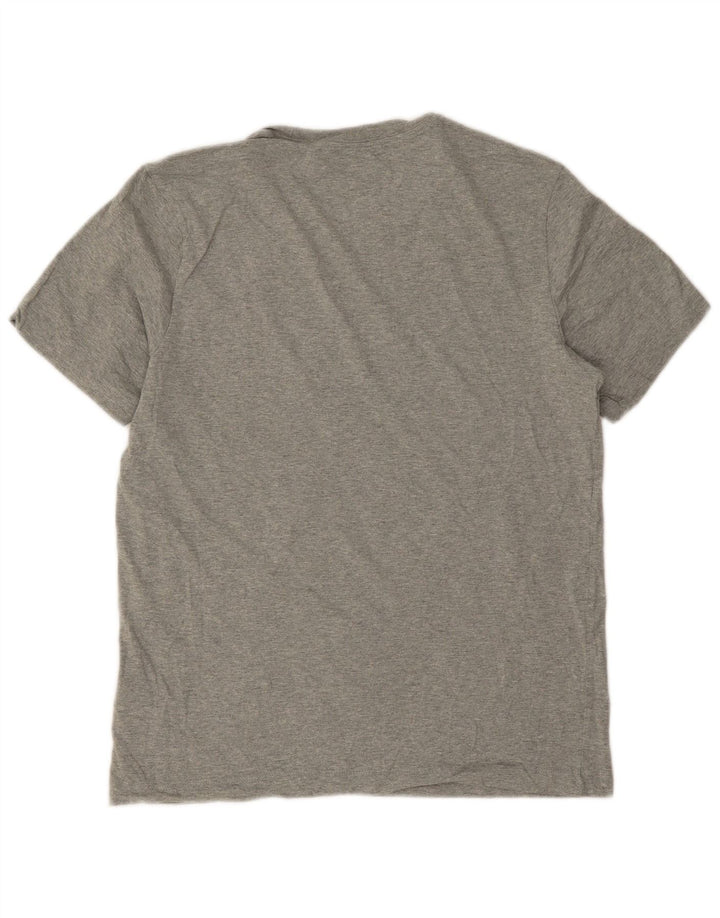 T-shirt Nike da uomo in cotone mélange grigio medio