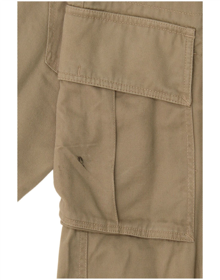 Pantaloni cargo dritti da uomo Volcom W32 L27 cotone kaki