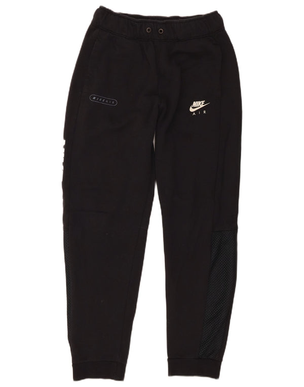 Pantaloni da tuta con grafica Nike da ragazzo, pantaloni da jogging, 13-14 anni, XL, cotone nero