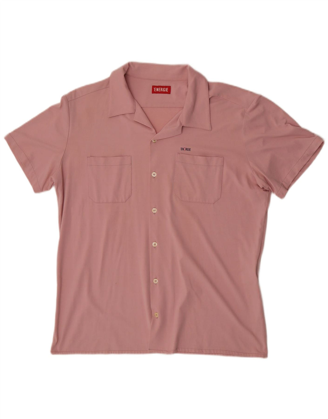Camicia a maniche corte da uomo Energie XL Rosa Tactel