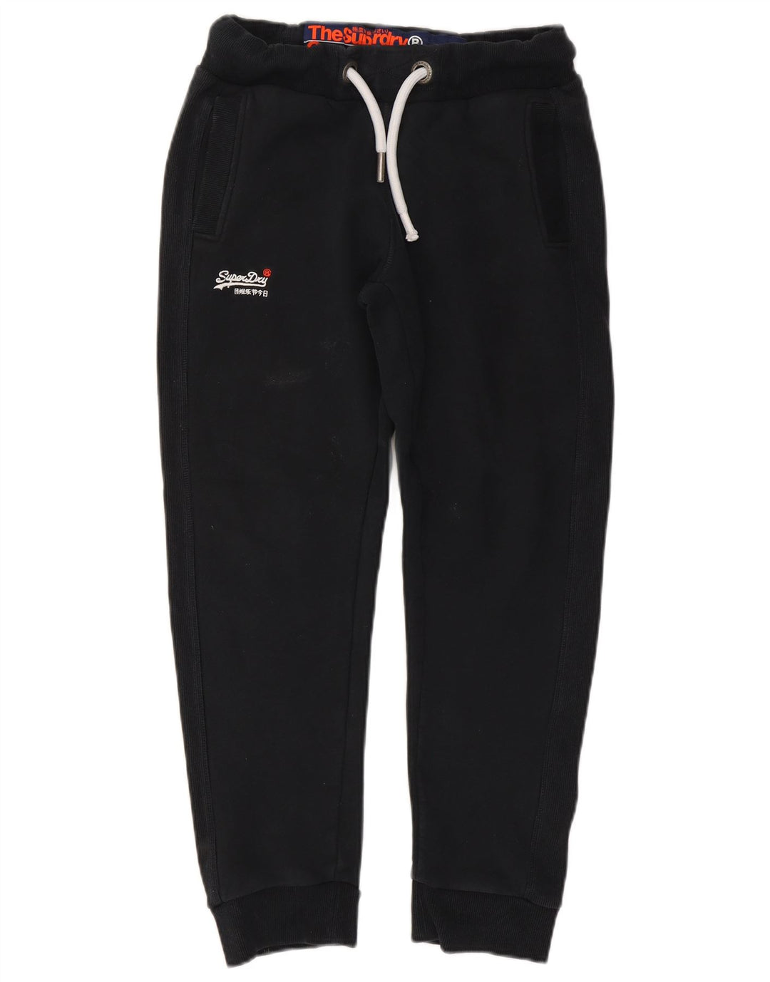 Pantaloni da tuta da donna Superdry Joggers UK 14 Medium Black Cotton