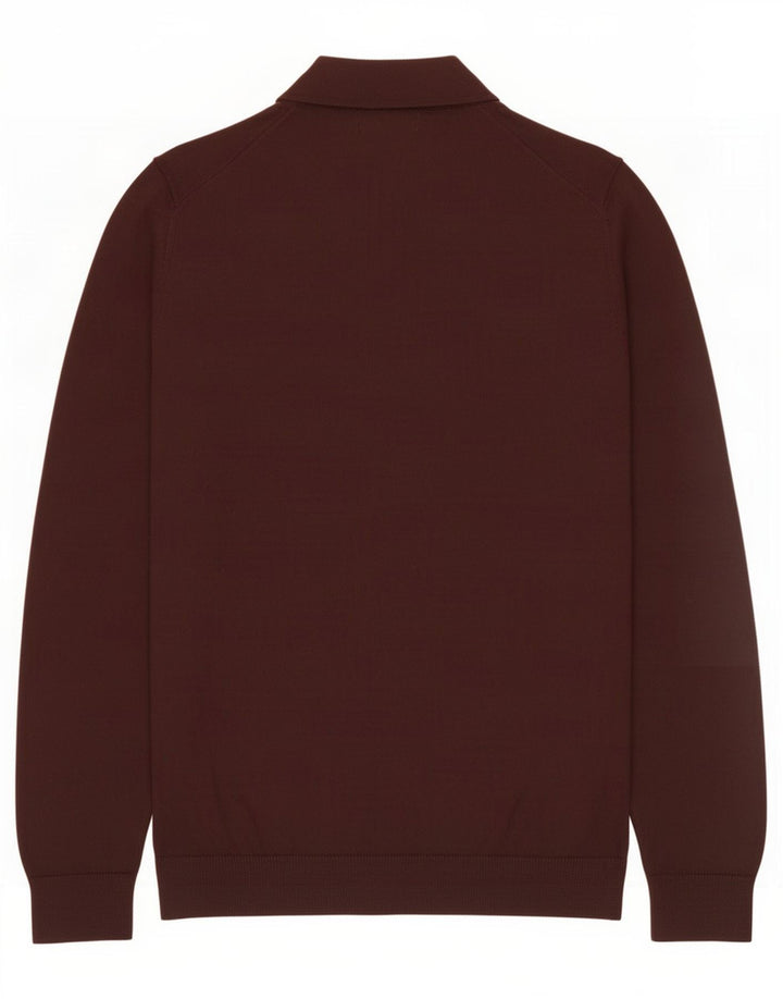 Maglione cardigan da uomo Zara Bordeaux medio