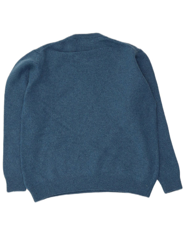 Maglione maglione girocollo da donna vestibilità regolare James Pringle UK 16 grande blu