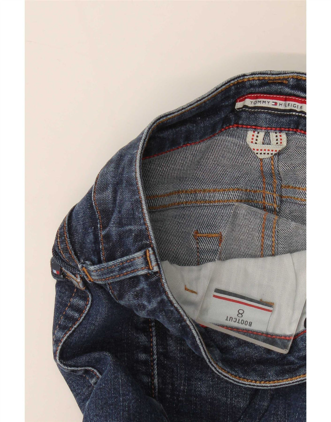 Tommy Hilfiger Jeans Bootcut da donna US 8 Medium W32 L26 Blu