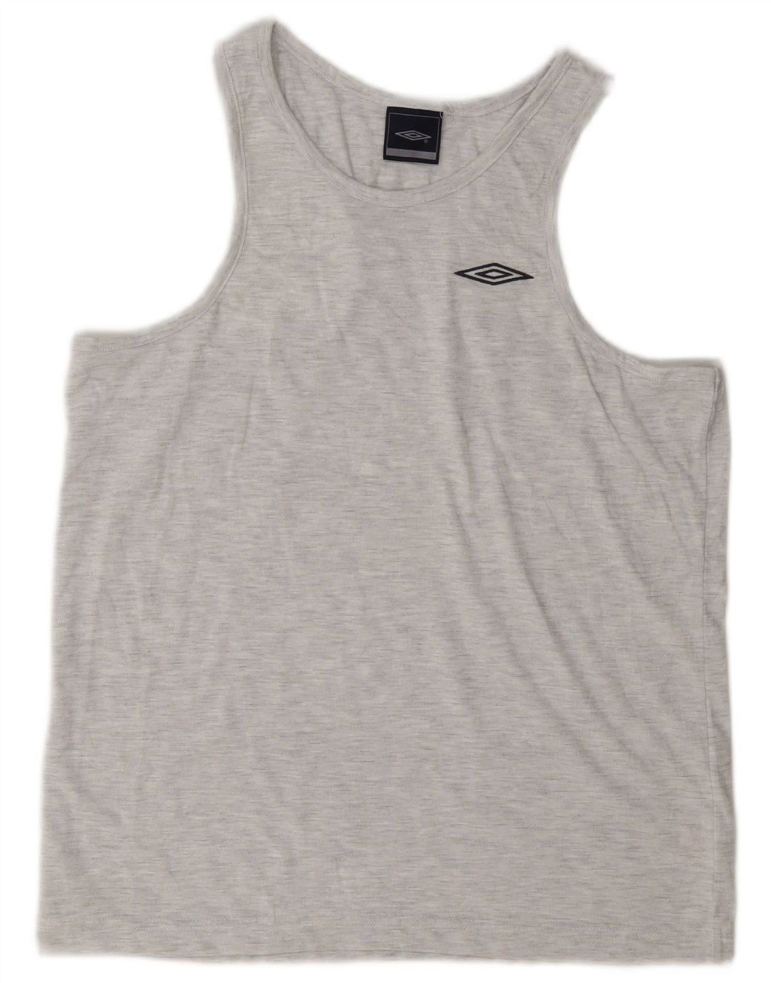 Canotta da uomo Umbro in poliestere screziato grigio medio