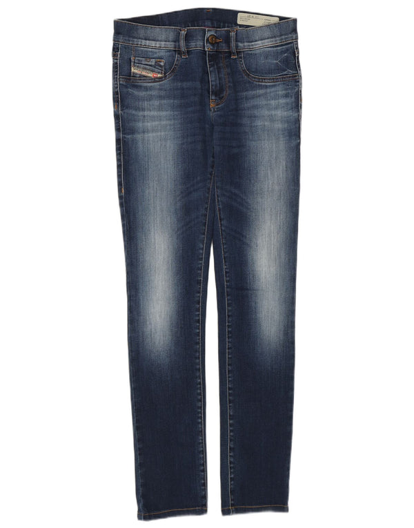 Jeans Jeggings Super Slim a vita bassa da donna Diesel Livier W27 L29 cotone blu
