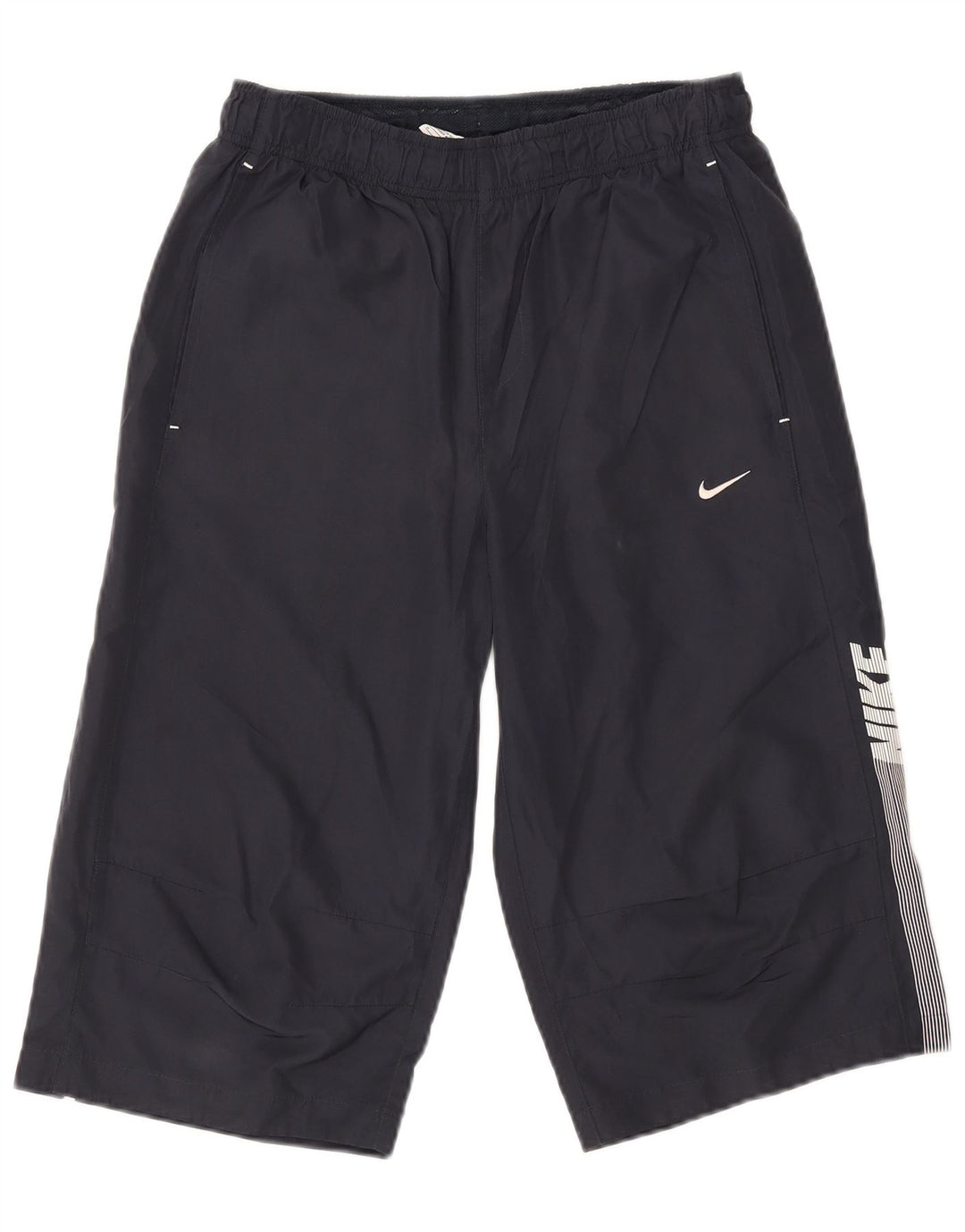 Pantaloncini sportivi Nike Bermuda da uomo con grafica, piccoli, in poliestere blu navy