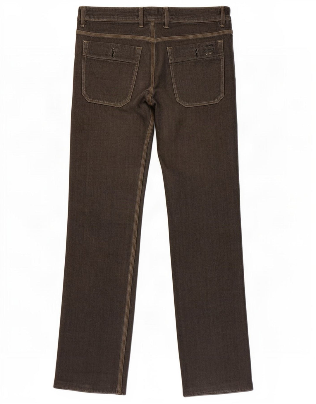 Jeans dritti da uomo Diesel W31 L36 cotone kaki