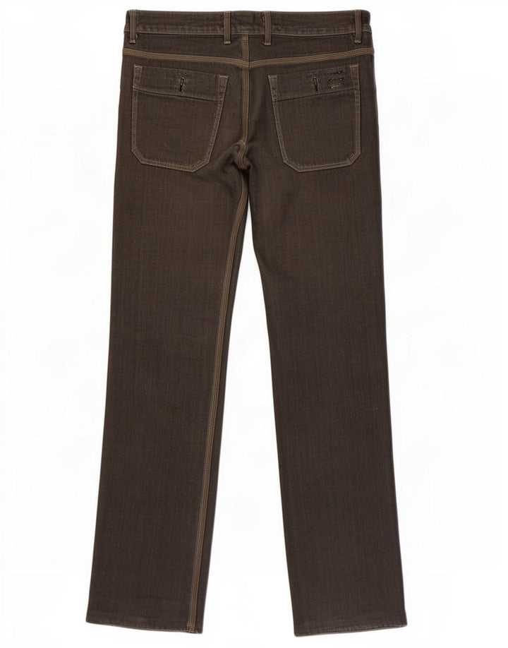 Jeans dritti da uomo Diesel W31 L36 cotone kaki